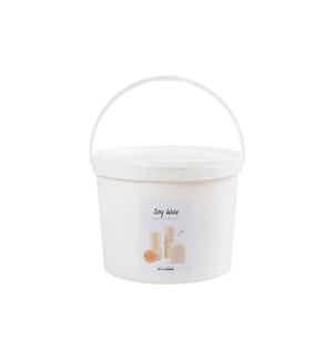 CREATIV COMPANY - Wachs Soja Flocken, Creme, 5 kg