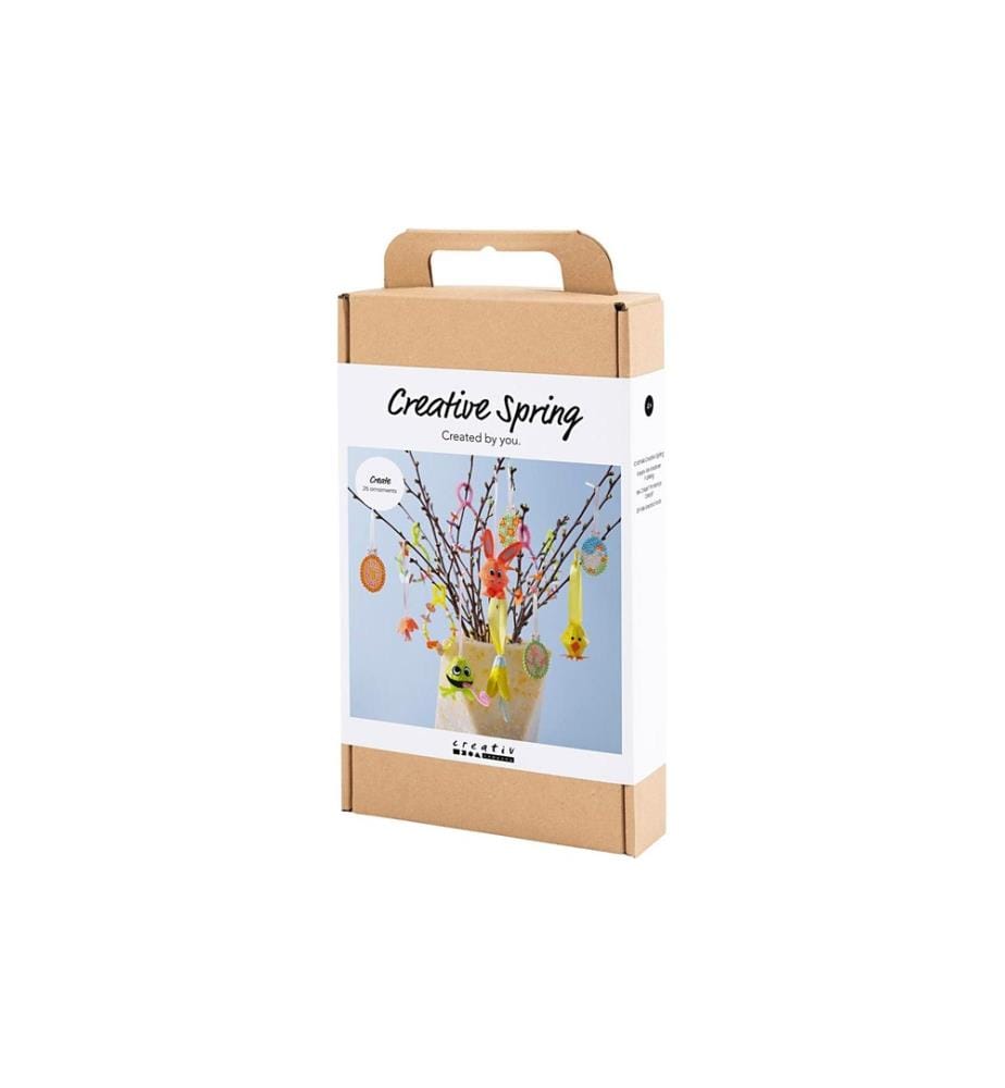 CREATIV COMPANY - Bastelset Frühling 1 Stück, Mehrfarbig