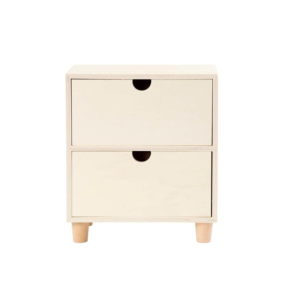 CREATIV COMPANY - Article en bois Commode Mini 1 Pièce/s