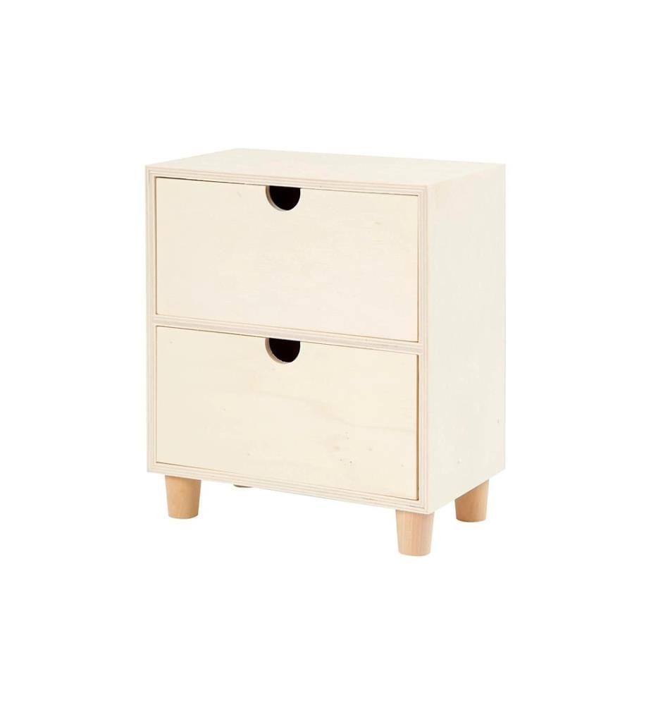 CREATIV COMPANY - Article en bois Commode Mini 1 Pièce/s