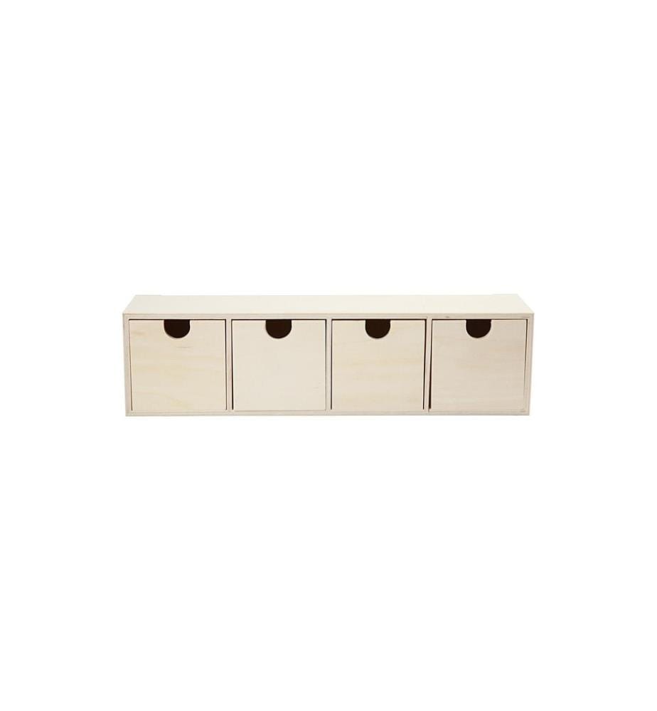 CREATIV COMPANY - Article en bois Boîte à tiroirs 1 Stück