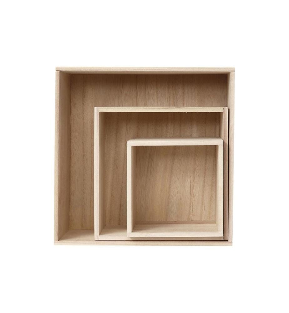 CREATIV COMPANY - Article en bois Set, carré