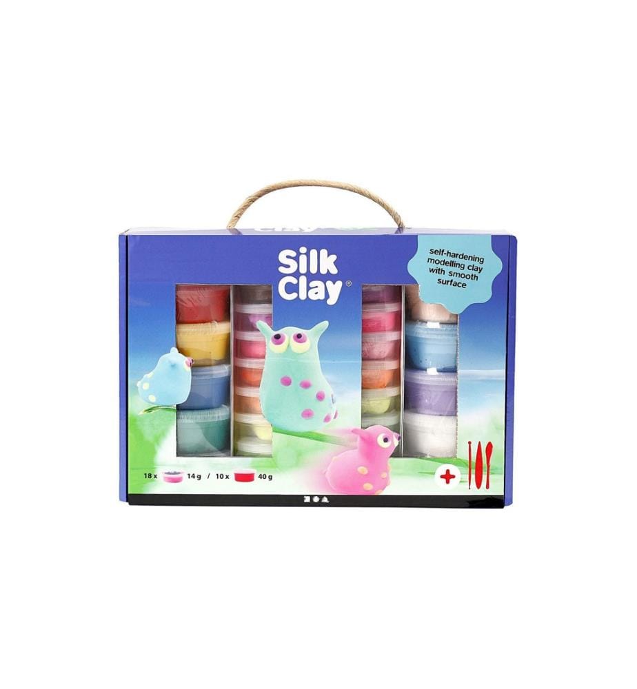 CREATIV COMPANY - Modellier-Set Silk Clay Set Mehrfarbig
