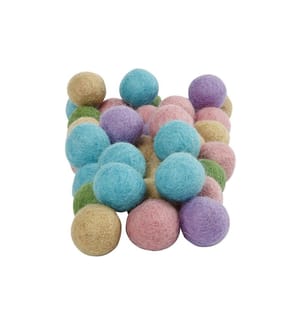 CREATIV COMPANY - Boules de feutre 64 pièces Multicolore