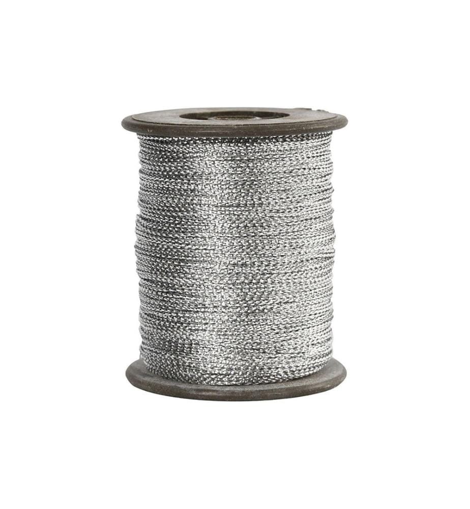 CREATIV COMPANY - Anhängerband 0.5 mm x 100 m, Silber