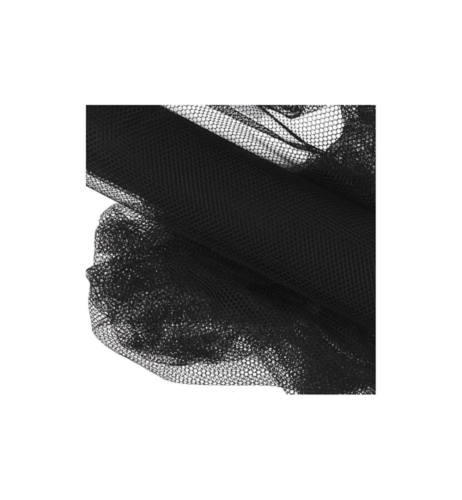 CREATIV COMPANY - Tüll  50 cm x 5 m Schwarz