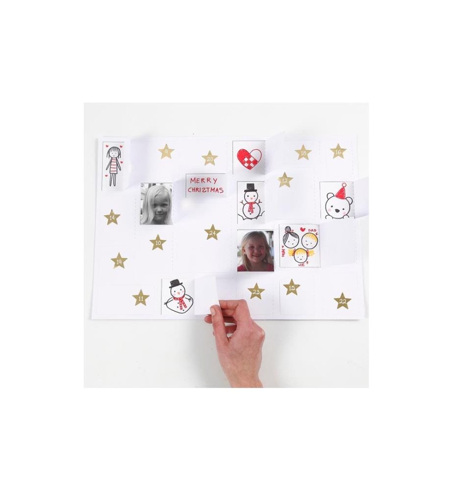 CREATIV COMPANY - Calendrier de l'Avent Uni 5 pièces