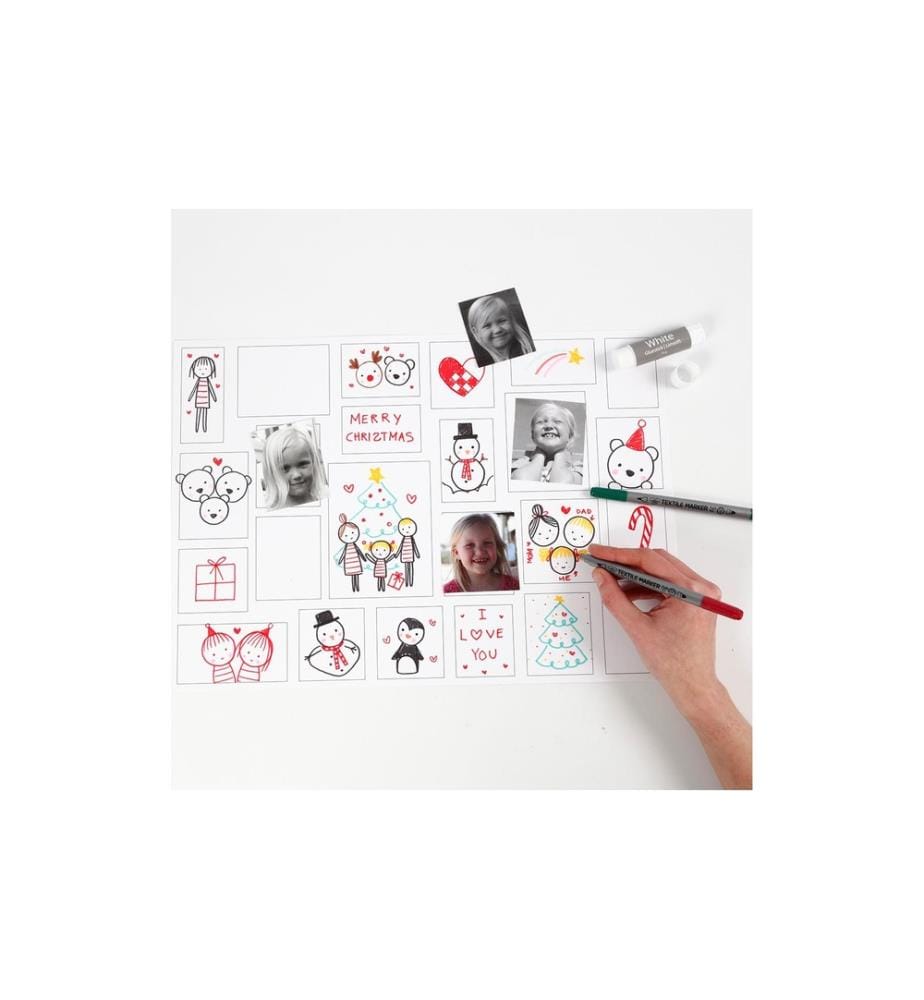 CREATIV COMPANY - Calendrier de l'Avent Uni 5 pièces