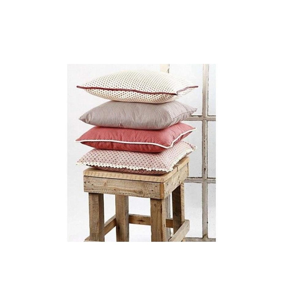 CREATIV COMPANY - Coussin Polyester 40 cm x 40 cm, Blanc