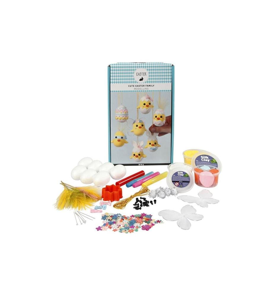 CREATIV COMPANY - Bastelset Funny Easter Family 1 Set