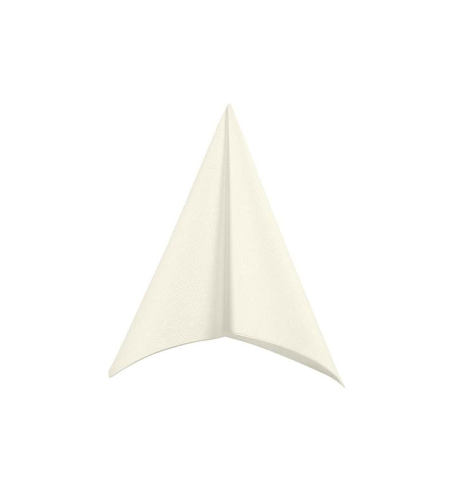 CREATIV COMPANY - Serviettes en papier 40 cm x 40 cm, 20 Pièce/s, Crème
