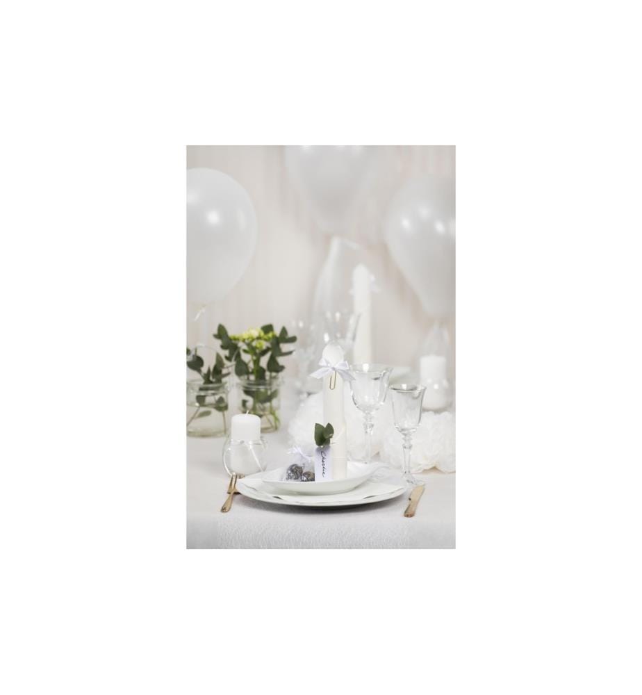 CREATIV COMPANY - Organzabeutel Organza 7 x 10 cm Weiss, 10 Stück
