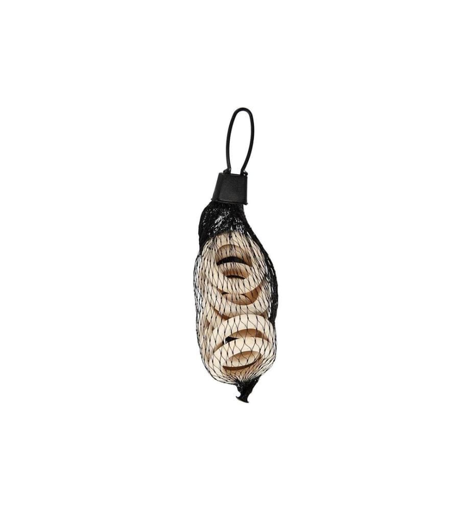CREATIV COMPANY - Holzkleinteile Ø 3.5 cm Holzring, 8 Stück