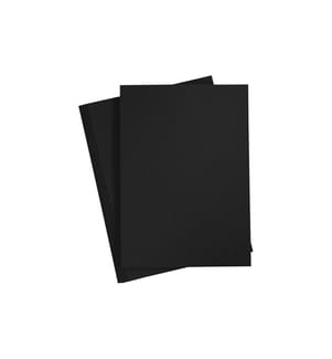CREATIV COMPANY - Bastelpapier 70 g, 20 Blatt, Schwarz