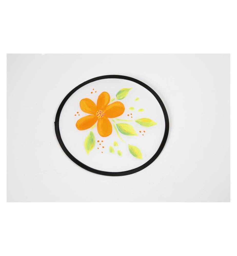 CREATIV COMPANY - Kits de bricolage tissu Frisbee 25 cm, blanc, 5 pcs.