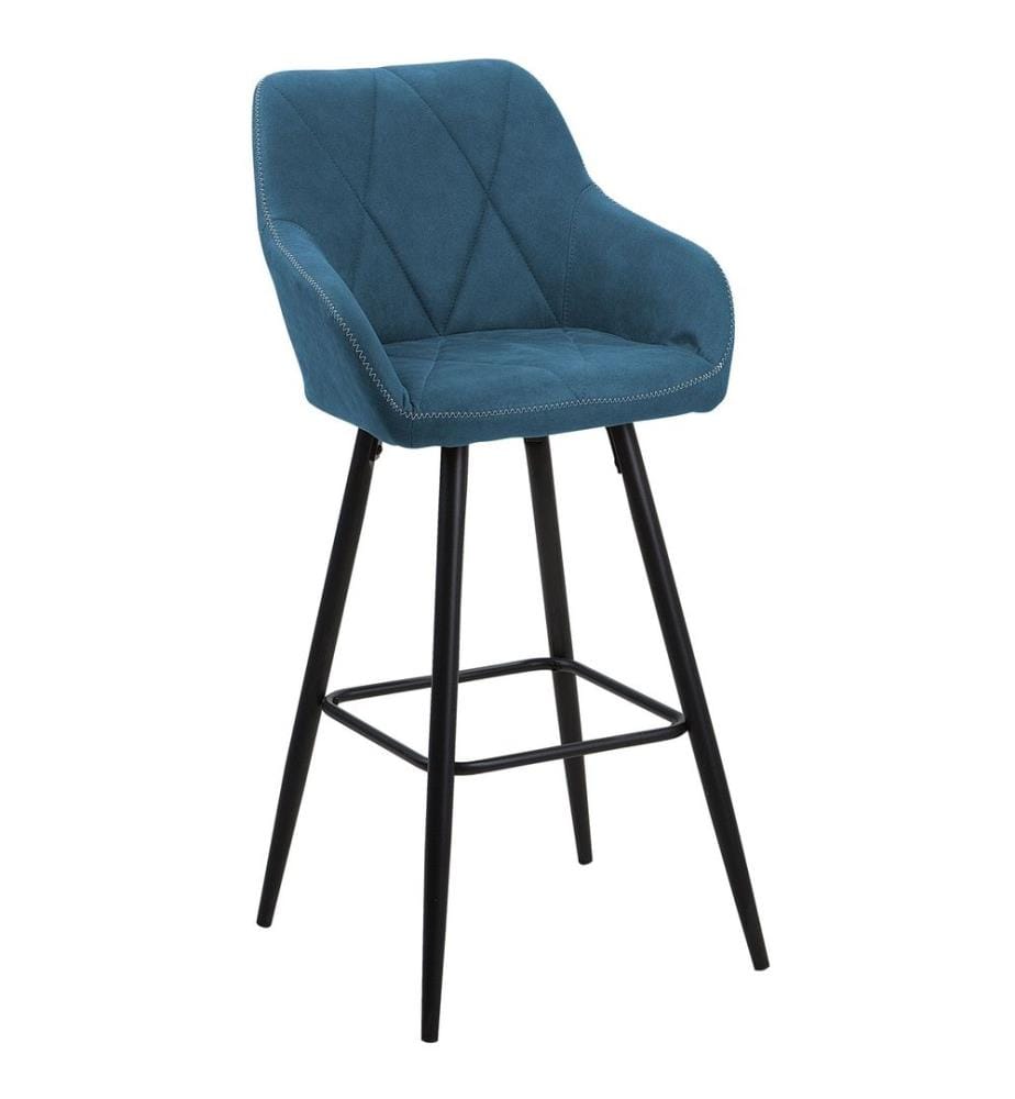 Set mit 2 Barstühlen DARIEN Seeblau
