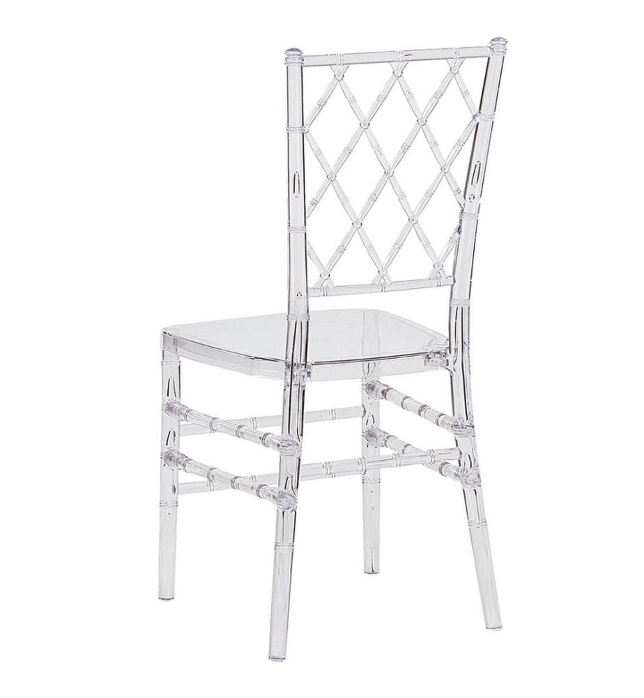 Esszimmerstuhl 2er Set CLARION Transparent