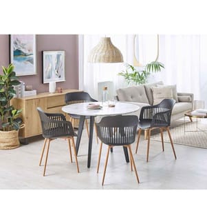 Lot de 2 chaises de salle à manger BERECA Noir
