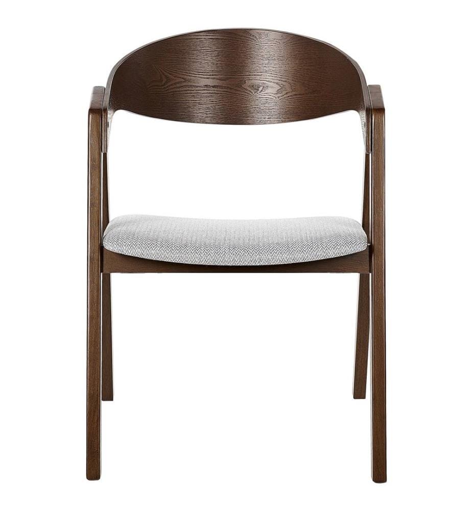 Lot de 2 chaises de salle à manger YUBA Bois Gris clair