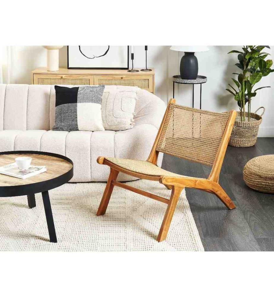 Fauteuil MIDDLETOWN Bois d'acajou Naturel