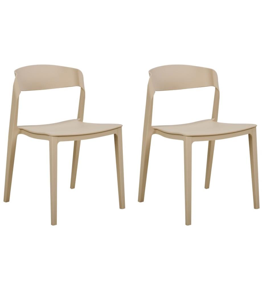 Esszimmerstuhl 2er Set SOMERS Beige