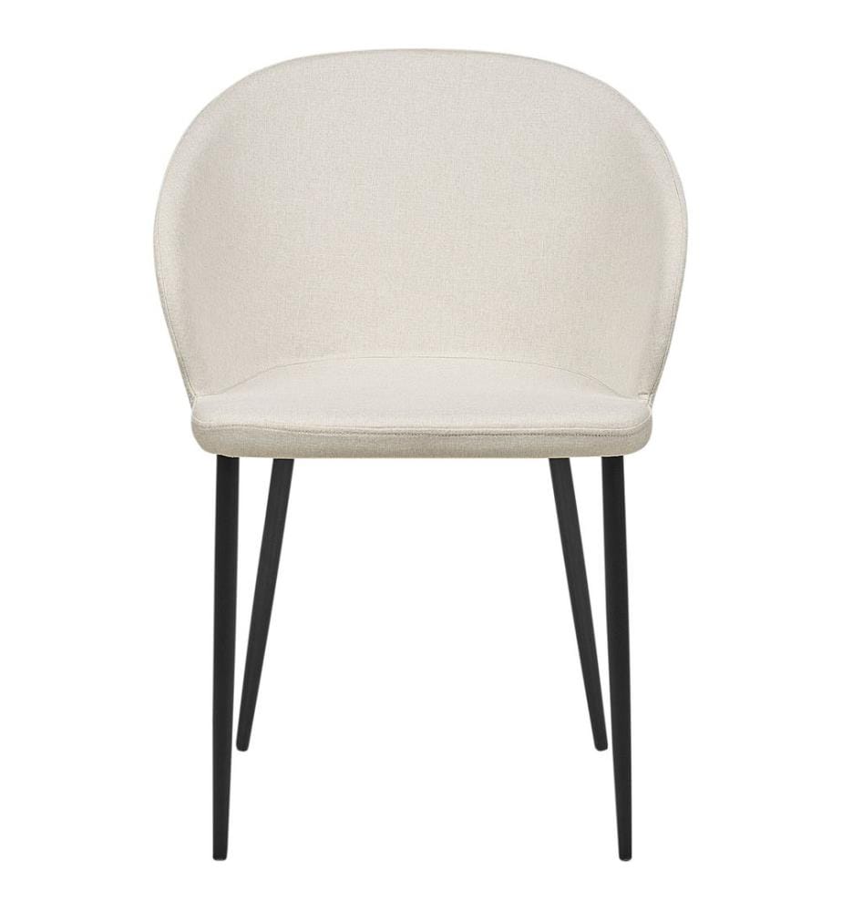 Esszimmerstuhl 2er Set MASON Stoff Hellbeige