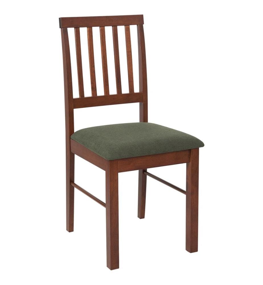 Esszimmerstuhl 2er Set ORONO Holz Dunkelbraun