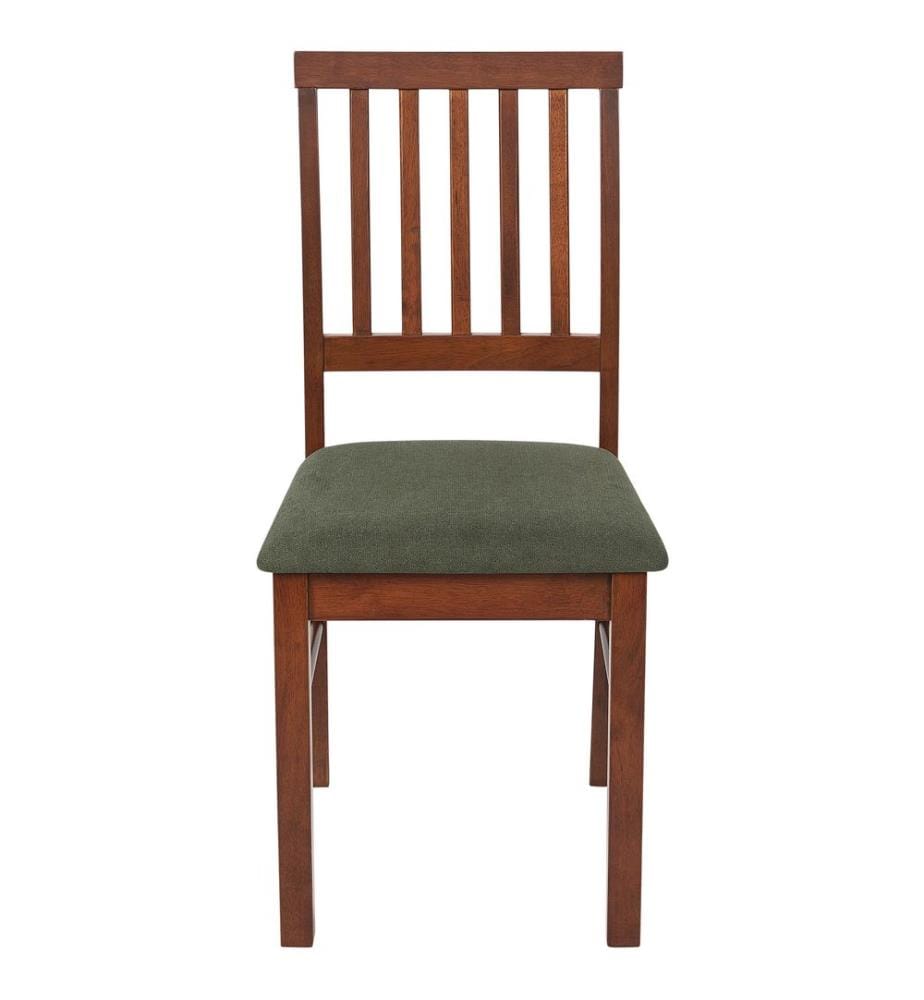 Esszimmerstuhl 2er Set ORONO Holz Dunkelbraun