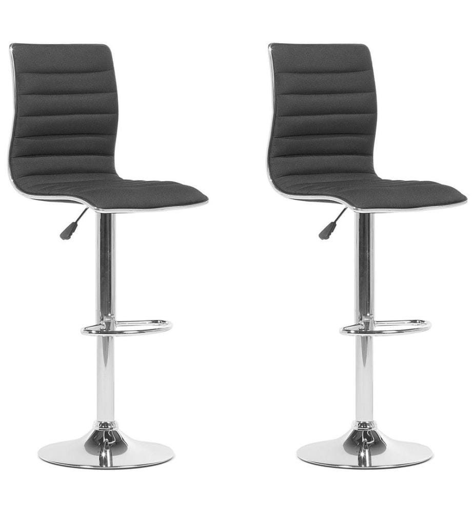 Lot de 2 chaises de bar LUCERNE Noir