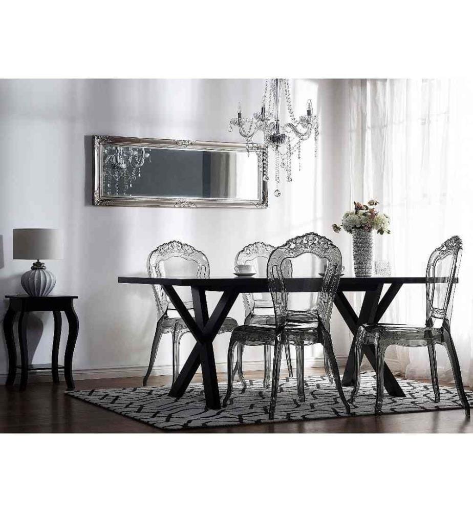 Lot de 2 chaises de salle à manger VERMONT Noir