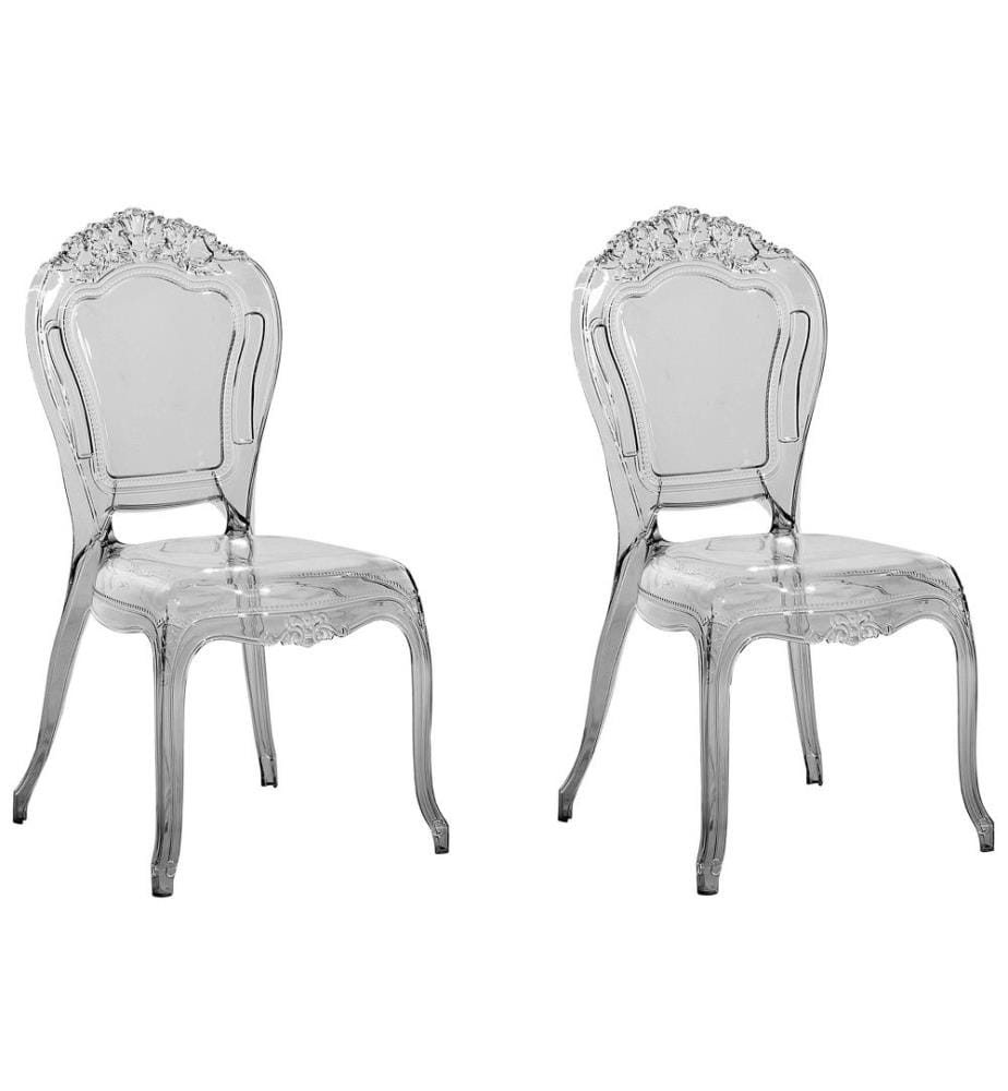 Lot de 2 chaises de salle à manger VERMONT Noir