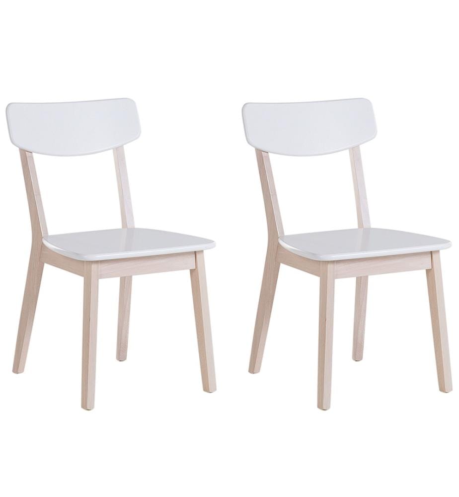 Esszimmerstuhl 2er Set SANTOS Weiss