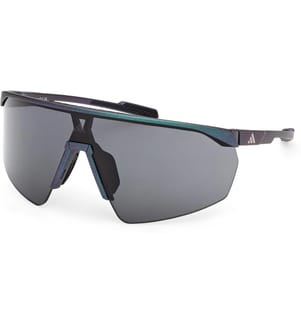 Adidas - Lunettes de soleil SP0075 Lunettes de soleil, Green Matt, Lens Smoke