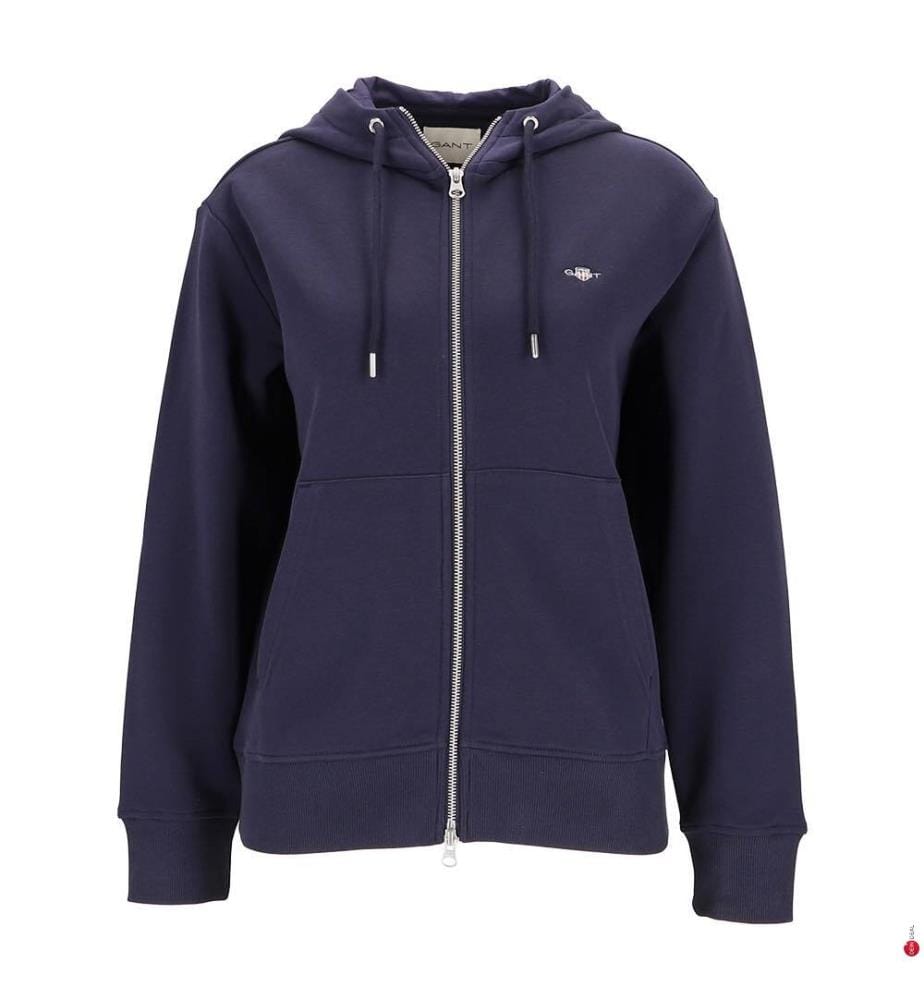 Sweat à capuche zippé Shield - Bleu Marine / Navy
