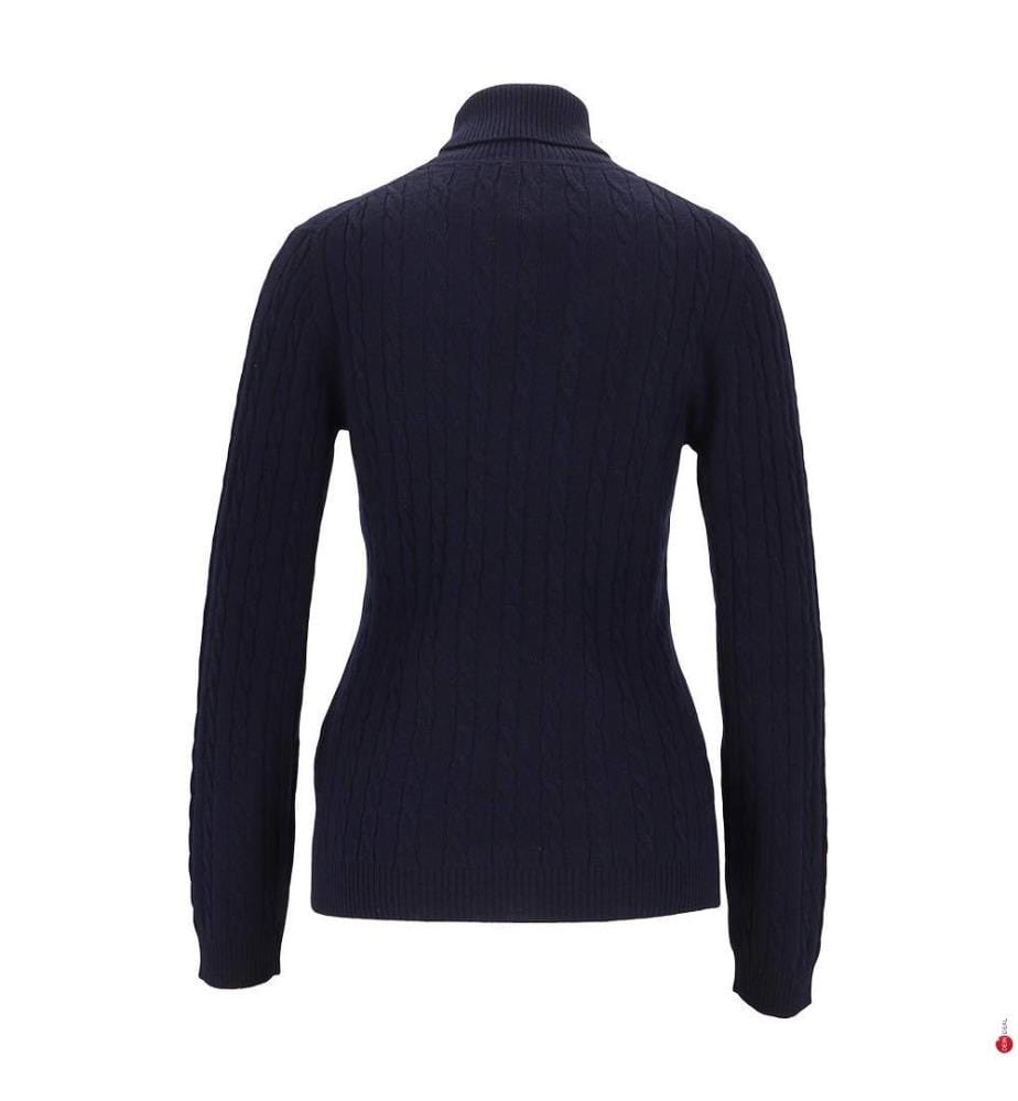 Rollkragenpullover - Marineblau