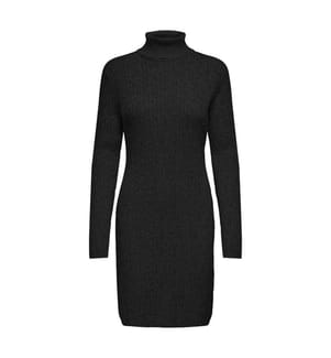 Kurzes Kleid Loose Fit - Schwarz