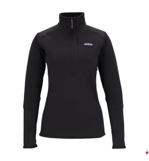 R1 Fleece Unterziehpullover - Schwarz