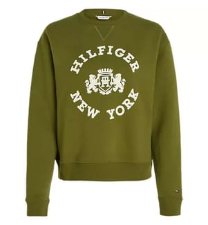 Sweatshirt Varsity Flocked - Khaki