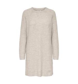Langes Kleid Regular Fit - Creme