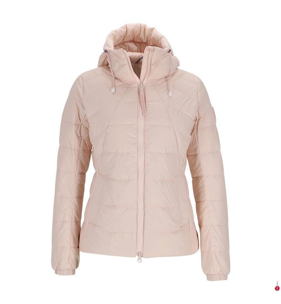 Abbott Tonal Label Down Jacket - Pink