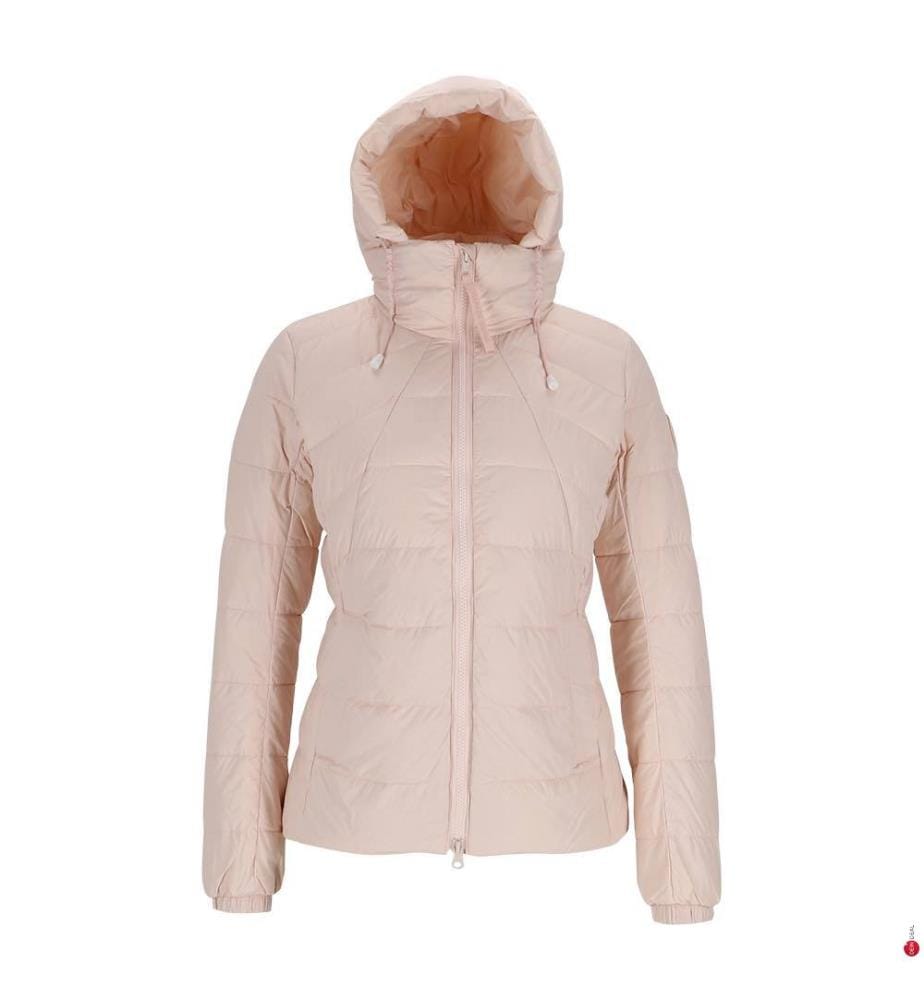 Abbott Tonal Label Down Jacket - Pink
