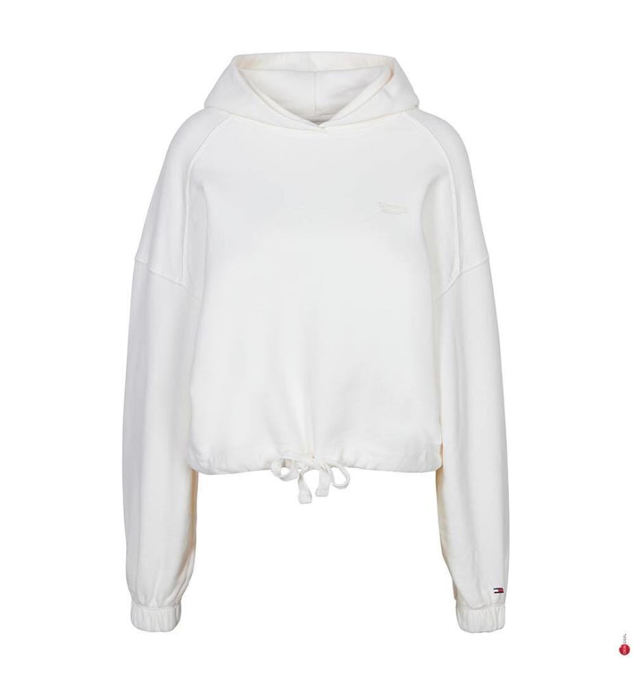 Hoodie Relaxed Fit - Blanc