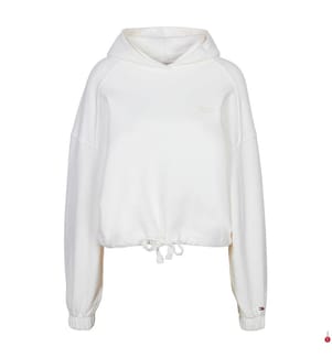 Relaxed Fit Hoodie - Weiss