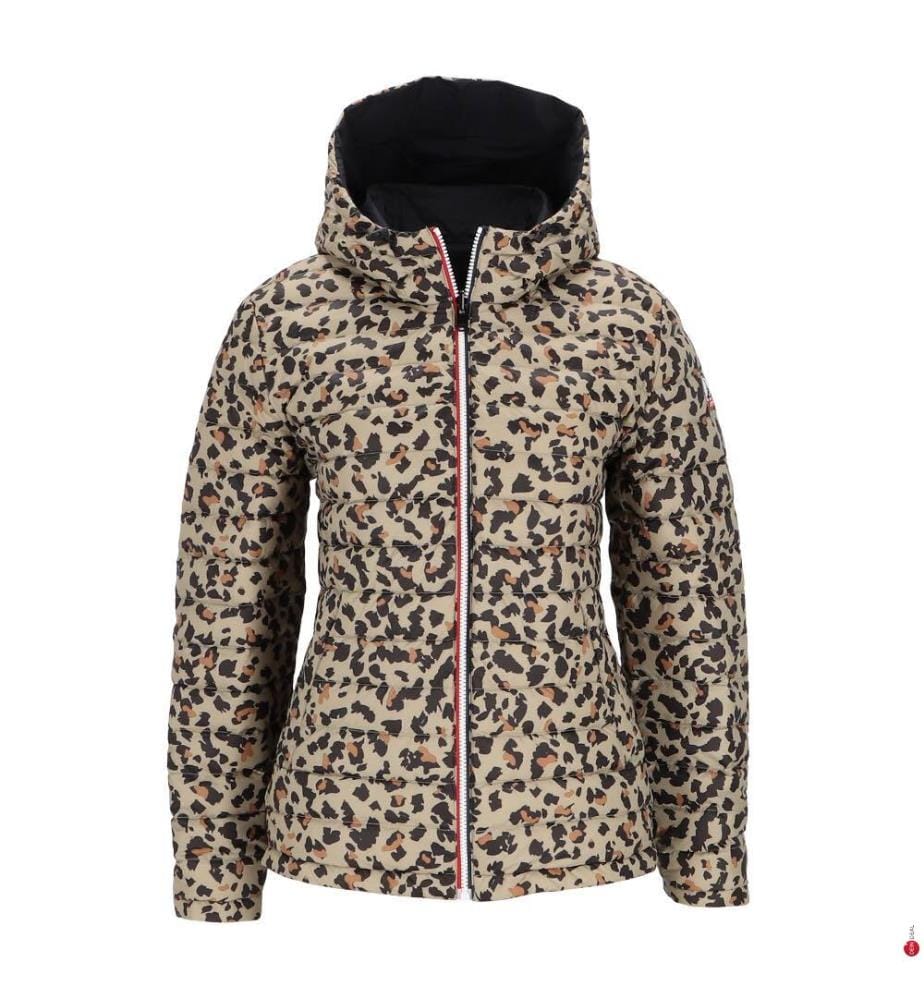 Bergamo Reversible Jacket - Black and Leopard