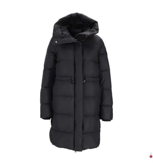Cappotto Montgomery con etichetta tonale - Nero