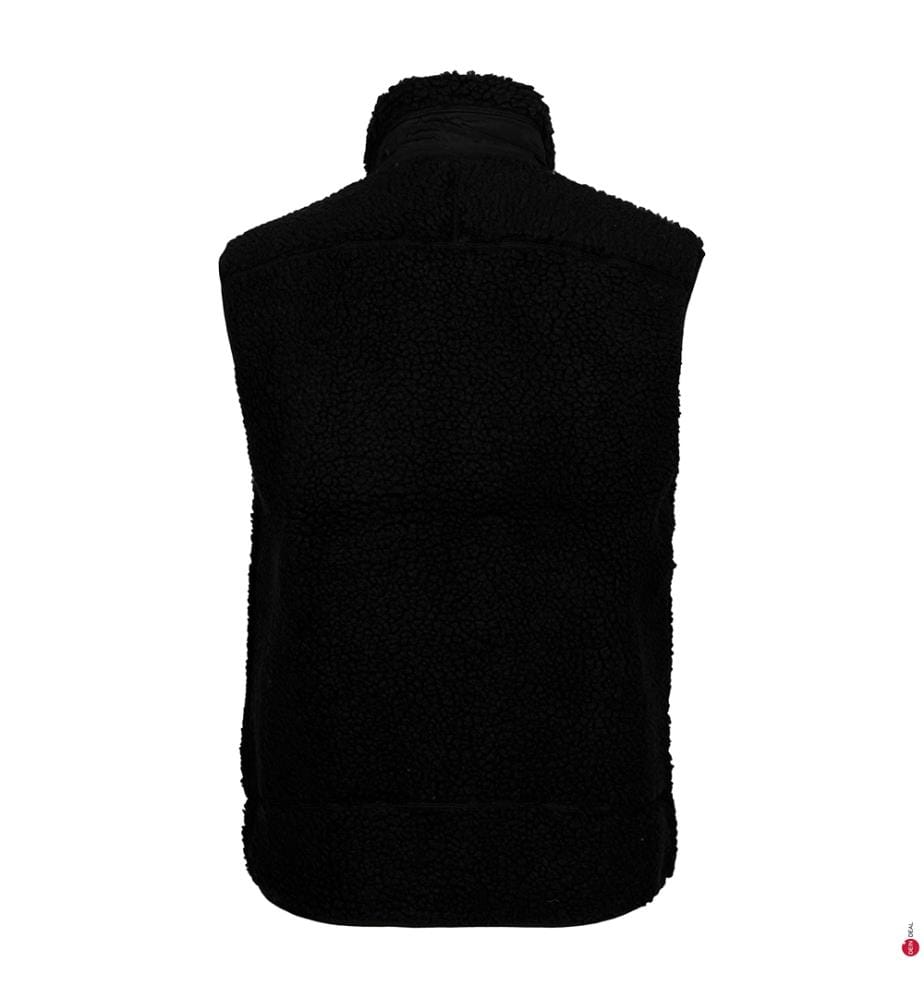 Fleece Pilatus MC Sleeveless Down Jacket - Black