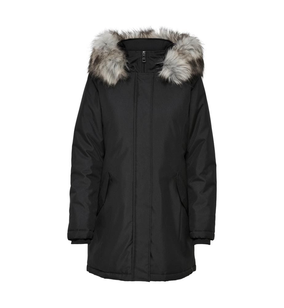 Parka - Fourrure naturelle noire