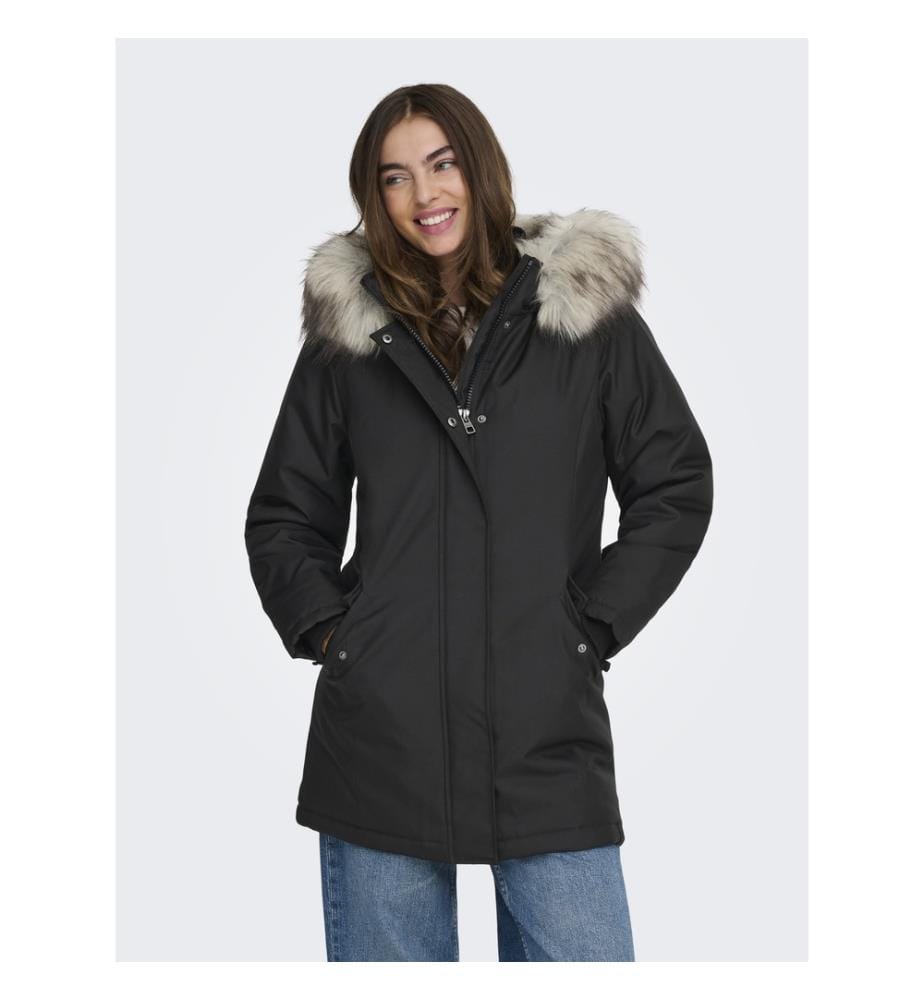 Parka - Fourrure naturelle noire