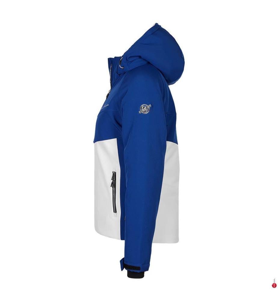 Giacca Softshell Afolir - Blu scuro e bianco