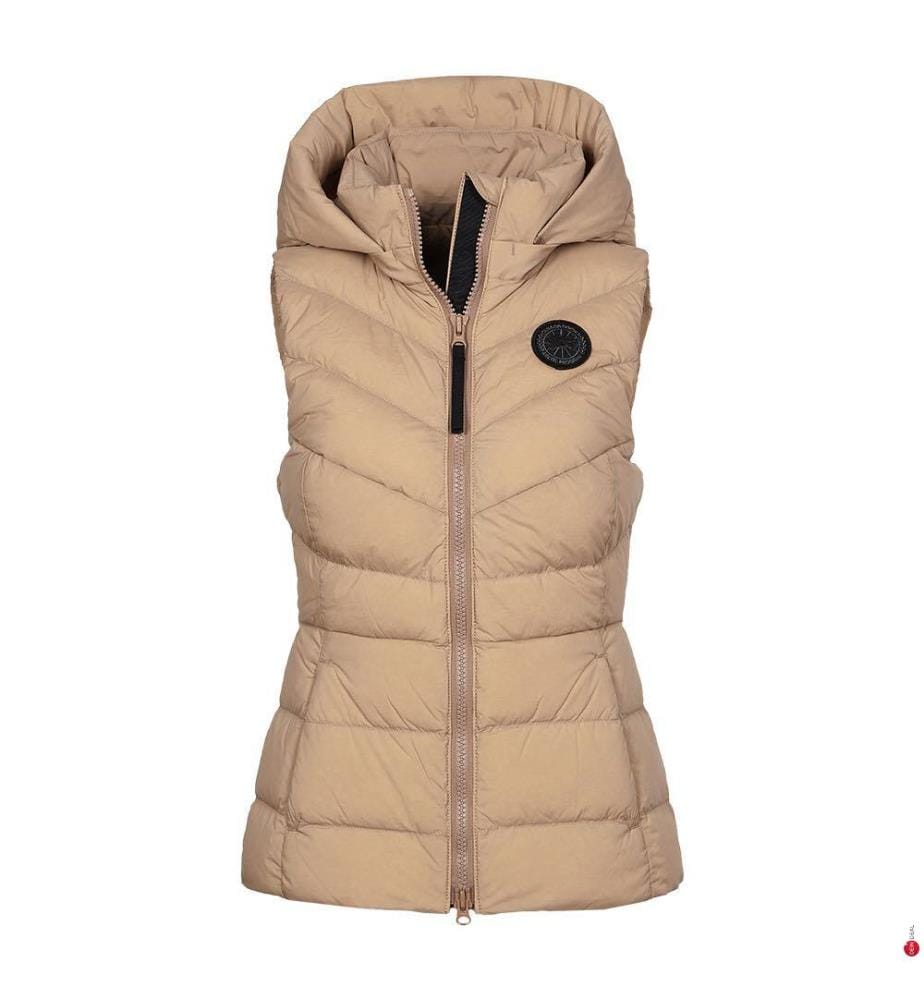 Sleeveless Quilted Jacket Clair - Beige